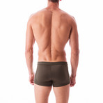 Mykonos Swim Trunk // Army (S)