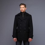Glasgow Wool Coat // Black (S)