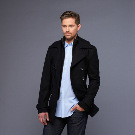 Glasgow Wool Coat // Black (S)