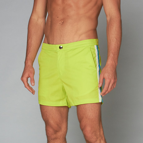 Tofino Swim Short // Citrus + Turquoise (S)