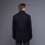 7 Diamonds // Glasgow Wool Coat // Navy (S)