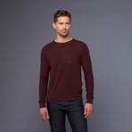 Coi Knit Sweater // Burgundy (S)