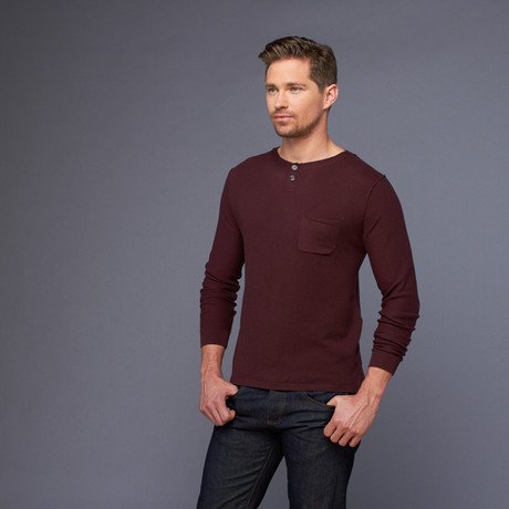 Coi Knit Sweater // Burgundy (S)