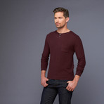 Coi Knit Sweater // Burgundy (S)