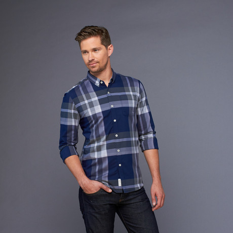 Anchors Aweigh Button Down // Navy (M)