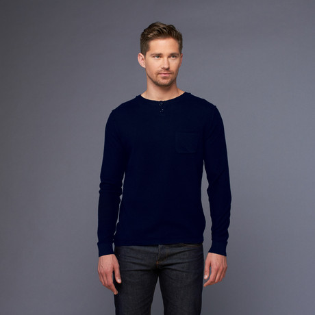 Coi Knit Sweater // Navy (S)