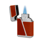 Bugatti 6 Torch Flame Lighter // Copper & Chrome