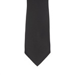 Silk Tie // Black Stripe