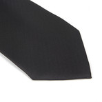 Silk Tie // Black Stripe