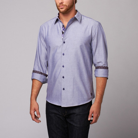 DeLuca Button-Up // Chambray (S)