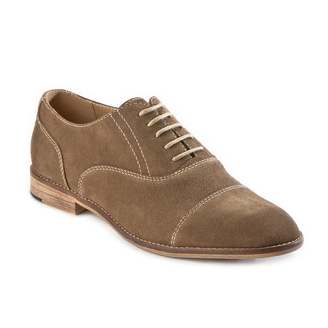 Ludlow Suede Captoe Derby // Taupe (Euro: 40)