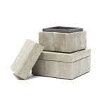 Zanzibar Square Boxes // Set of 2