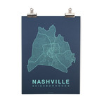 Nashville (White on Navy)