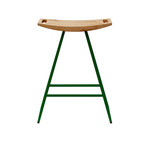 Roberts Counter Stool // Maple (Green)