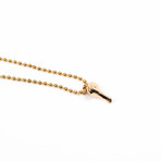 Union Bike Saddle Necklace (Gold)