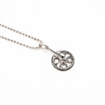 Union Crank Set Necklace (Gold)