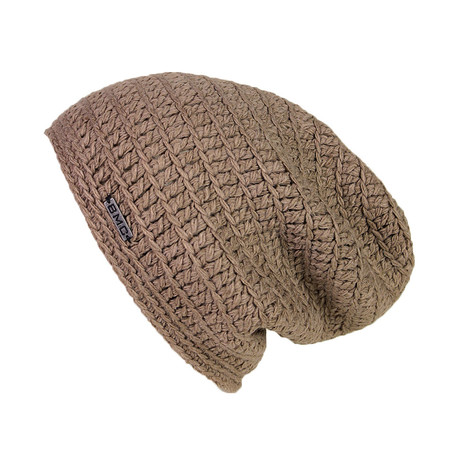 The Beeskie Slouchy Beanie // Tan