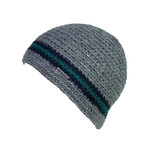 The Original D Skull Cap // Grey + Navy + Emerald