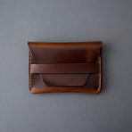 Flap Wallet (Golden Brown)