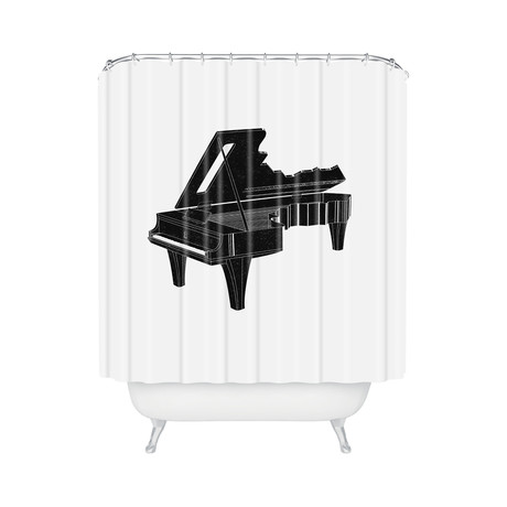 Music Is The Key 1 // Shower Curtain