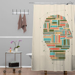 Socially Networked // Shower Curtain