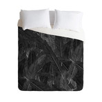 Feathered Dark // Duvet Cover (Twin)