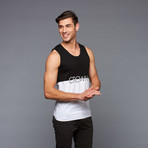X Marks Tank // Black + White (S)
