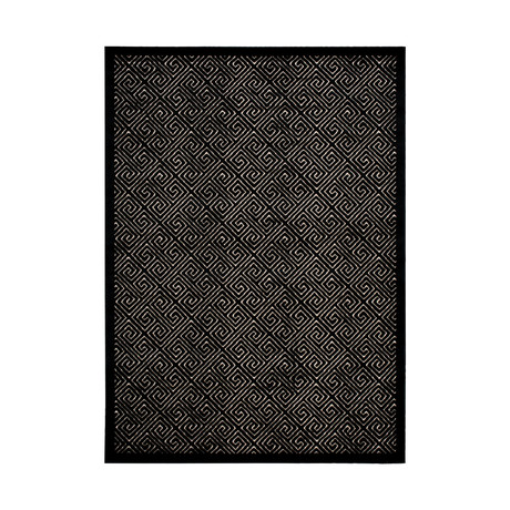 Ultima Collection UL323 // Ivory & Black (2'6"L x 4'W)