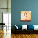 Think Twice // Stretched Canvas (16"W x 16"H x 1.5"D)