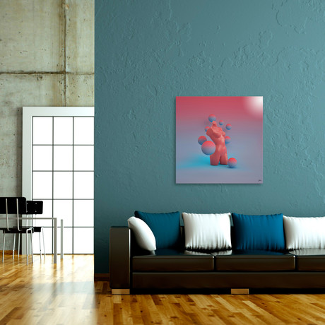 Sunset Beach // Stretched Canvas (16"W x 16"H x 1.5"D)