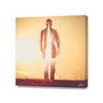 Think Twice // Stretched Canvas (16"W x 16"H x 1.5"D)