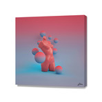 Sunset Beach // Stretched Canvas (16"W x 16"H x 1.5"D)