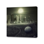 Sphere // Stretched Canvas (16"W x 16"H x 1.5"D)