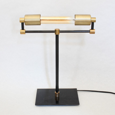 Electric T Bankers Lamp