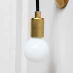 Raw Wall Sconce with Cup