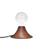 Aurora Lamp // Walnut (Reflective Bulb)