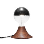 Aurora Lamp // Walnut (Reflective Bulb)