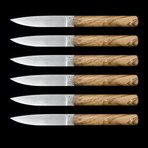 Le 9.47 Nature Collection // Set of 6 (Olive Wood)