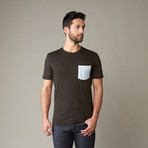 Contrast Pocket Tee // Not Quite Black (S)