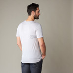 Contrast Pocket Tee // Silver (L)