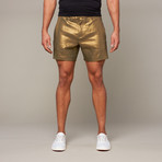Linen Holler Short // Dark Gold (28)