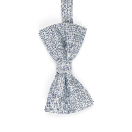 Cotton Bowtie // Blue + White