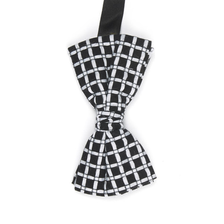 Cotton Bowtie // Black + White