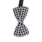 Cotton Bowtie // Black + White