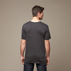 Rainbow Pocket Tee // Black (XS)