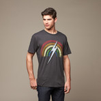 Rainbow Pocket Tee // Black (XS)