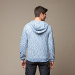 Mirror Essential Zip Hoodie // Azure Blue (XS)