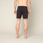 Plain Crane Boardshort // Black (36WX32L)