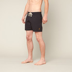 Plain Crane Boardshort // Black (36WX32L)