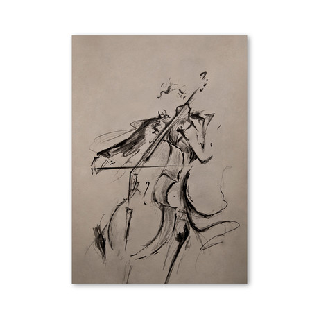 The Cellist (8" x 10")